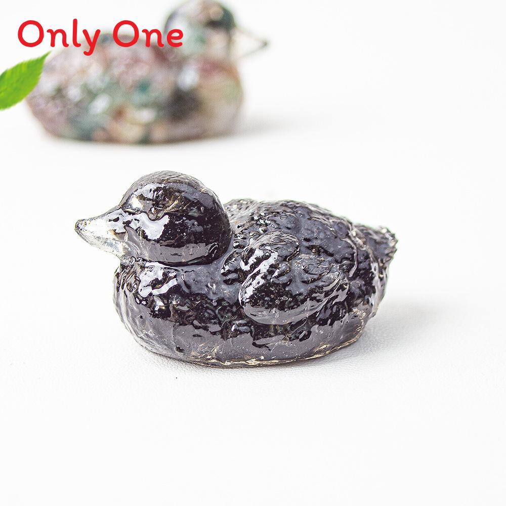Water Crystal Resin Art Piece Duck Ornament For Home And Tabletop Decor