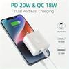 3-in-1 Charger Block 20W USB-C&18W USB-A Suitable for Apple Watch 9/8/7/6/5/4/3/2/1/SE/Ultra iPhone 16/15/14/13/12 Series