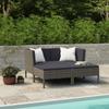 Day and Night - Day and Night Garden Furniture Set 4 Pieces and Gray Synthetic Rattan Cushions