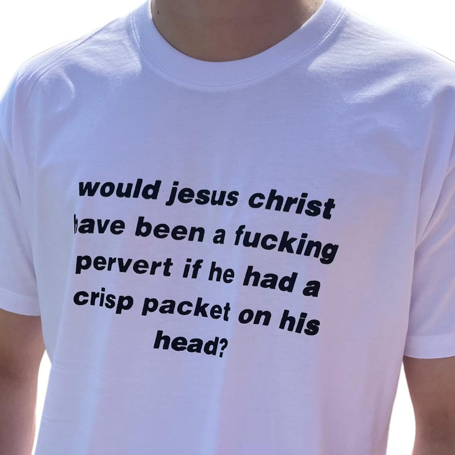 Funny Britpop Quote Tee - Ringspun Cotton Chaotic Band T-Shirt M
