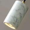 Italian Marble Pendant Light Dinning Room Decor Hanging Bedside Lamp White Green Marble Suspension Illumination