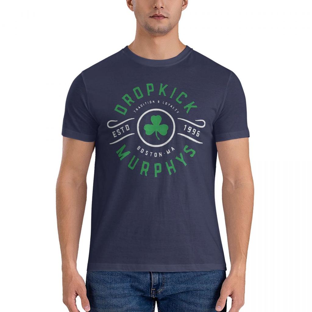 Maglietta da Uomo Rock Band Tempo Libero Puro Cotone T-shirt Manica Corta Dropkick Murphys T-shirt Girocollo Abbigliamento 4XL 5XL