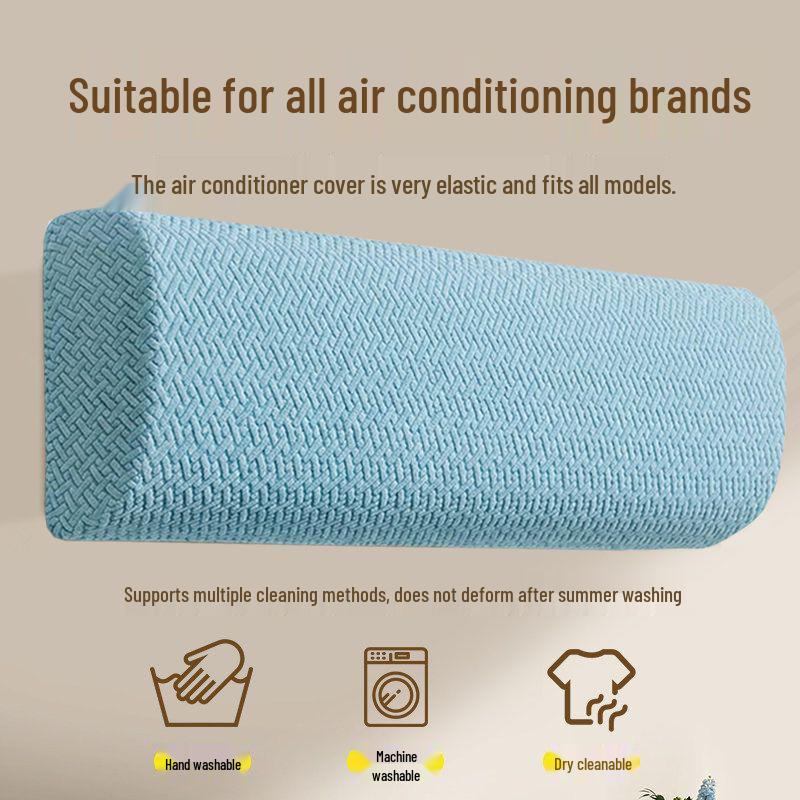 2026 New Model Elastic Wall-Mounted Air Conditioner Cover for Midea/Gree 1.5P - Full Coverage Protection
