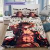 Set Copripiumino Trapuntato con Fantasia D di Luffy Federa per Cuscino Regalo di Compleanno per la Casa(1 * copripiumino + 2 * federa, senza nucleo)