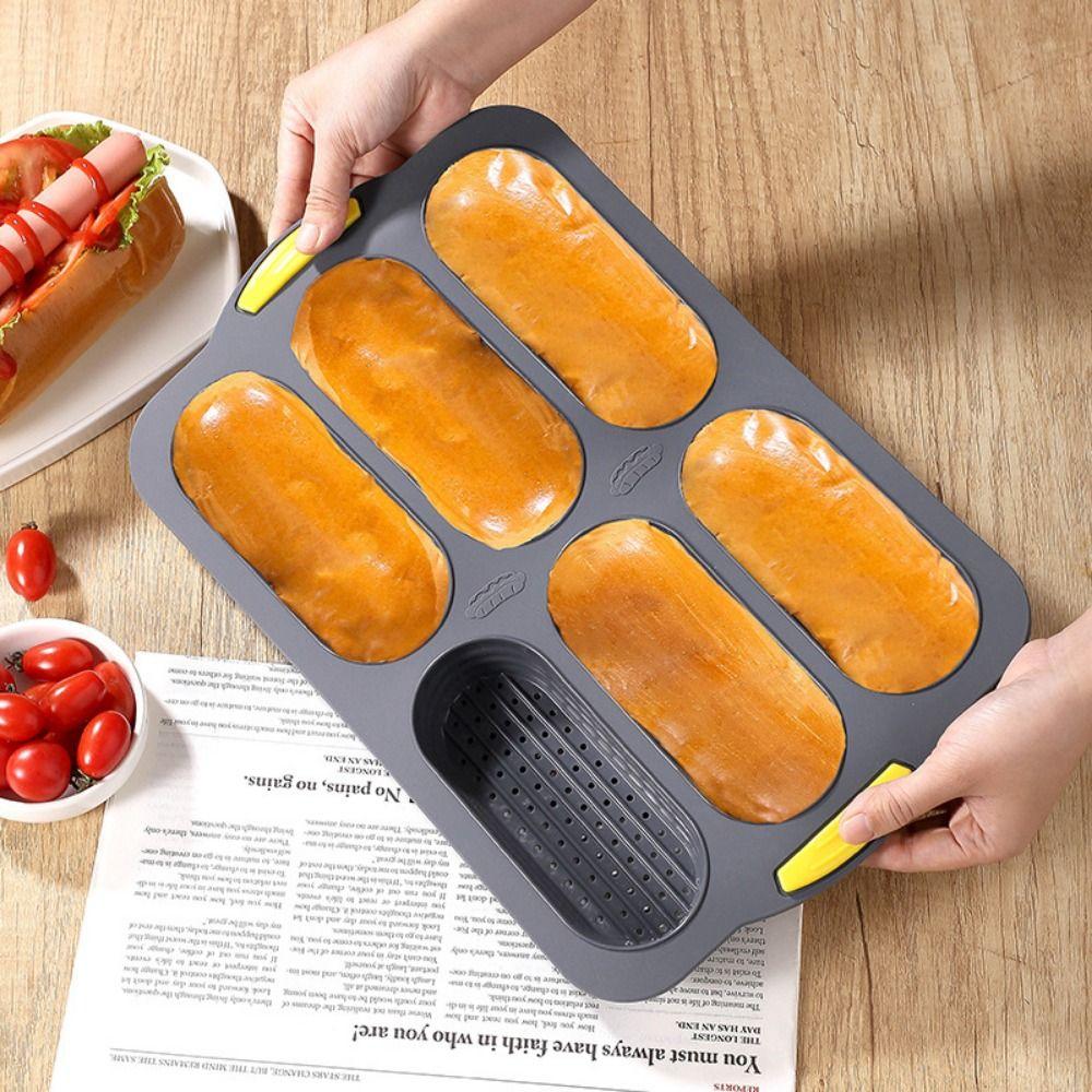 Non-Stick Silicone Baking Mold Food Grade Silicone Bake Tray Practical Bread Mould  DIY Kitchen