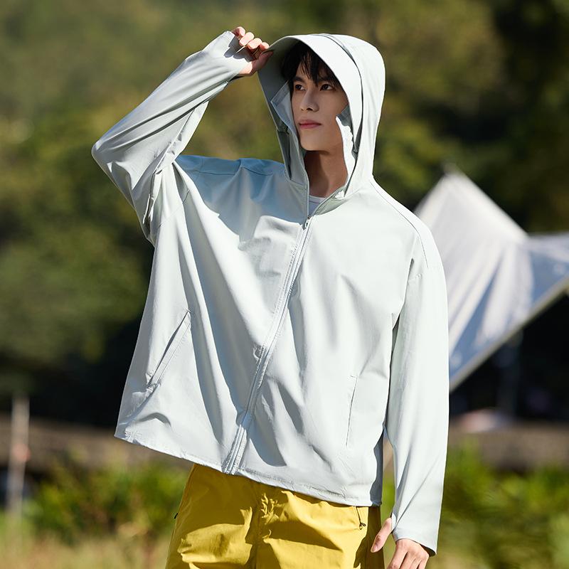 Sunscreen Clothing Women's UV Protection Outdoor Loose Sunscreen Top Jacket Sunscreen Clothing Men's Ice Silk Sunscreen Clothing