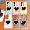 Applicable to iPhone17Pro side drill glitter mobile phone case Samsung S26Ultra hard case A57 Apple 16PM rear case