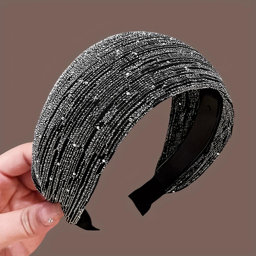 High-crowned Headband, Full Moon Star Wide-brimmed Hairband, Versatile Wide Hairband for Ladies, Valentine's Day Gift