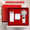 LED Digital Display Fan & Neck Massager Gift Set