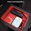 For Porsche Cayenne 2024-2025 Car Center Console Upper Lower Storage Box Tray Central Armrest Organizer Case Interior Accessory