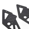 2Pcs Chassis Side Panels Black Strong Protection Lightweight Carbon Fiber for Losi 1:8 LMT 4WD Solid Axle RC Off Road Vehicles