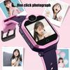 Kids Smart Watch 4G GPS Waterproof Touch Camera Phone Student Tracker Blue Gray Strap