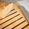 Bamboo Wooden Openwork Bread Cutting Board for Crumbs