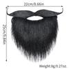 Artificia Realistic Fake Beard Funny Viking Braided Beard Pirate Play Halloween Fake Mustache  Prom