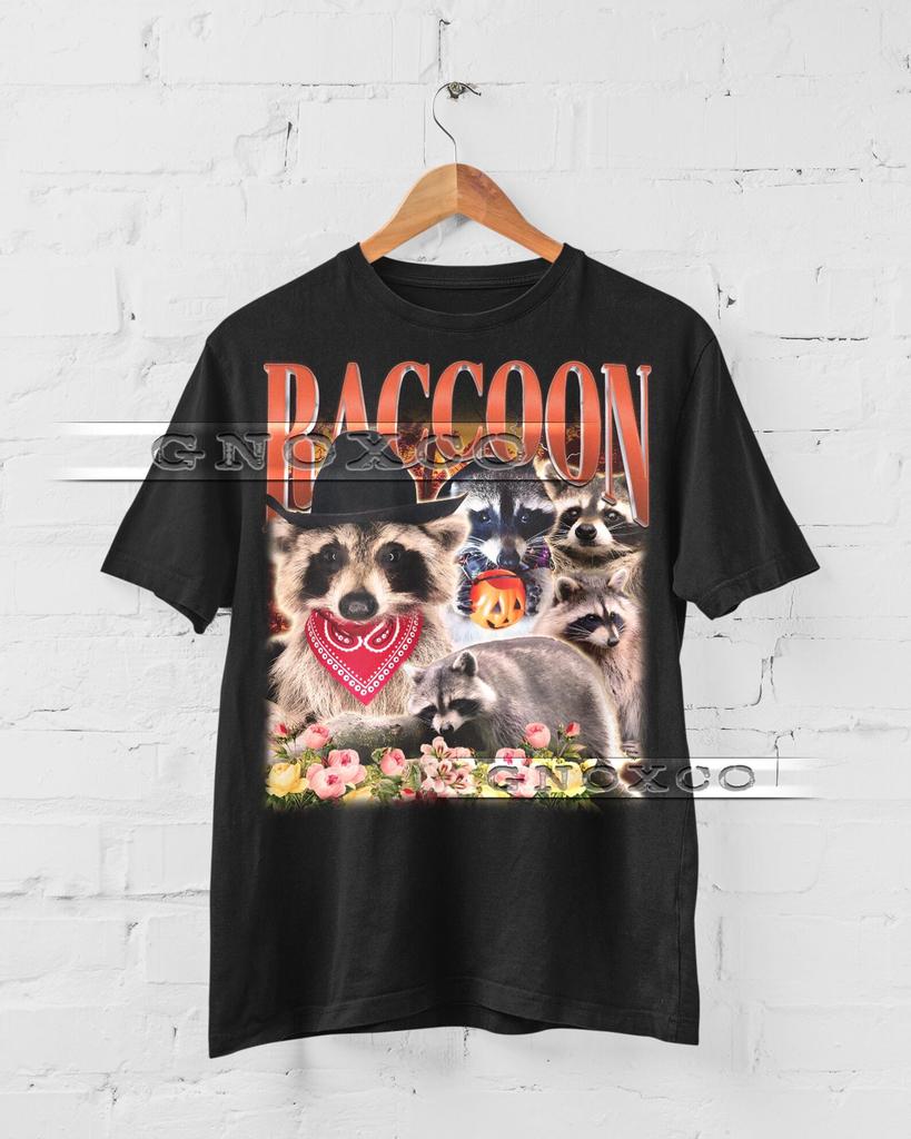 ORANGE RACCOON SHIRT, Raccoon Vintage Shirt, Raccoon Funny Tshirt, Raccoon Meme Tees, Raccoon Retro 90s Sweater, Raccoon Merch Gift