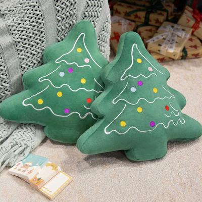 Christmas Tree Plushies Very Soft Stuffed Tree Plush Toy Comfortable Christmas Party Decorations Throw Toy