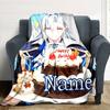 Customizable Genshin Impact1 Throw Blanket – Personalized Name, All-Season Cozy Snug Blanket, Machine Washable, Personalized Blanket