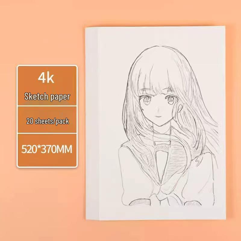 A3, 8K, 4K Drawing and Sketch Paper for Art Students and Kindergarten Use