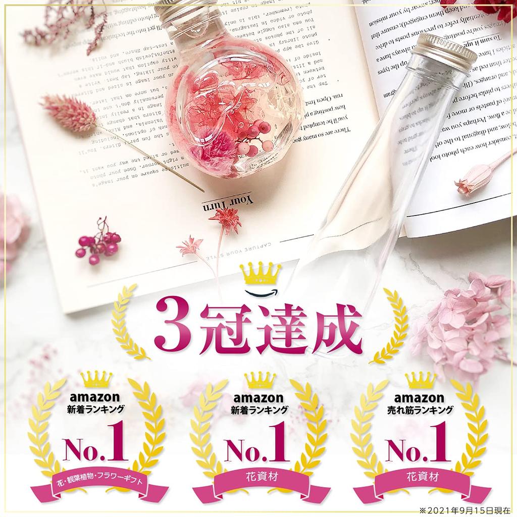 MULCOL Herbarium DIY Kit with Flower Materials, Ideal for Independent Research and Crafts, Summer Vacation (Pink)