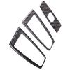 For Subaru BRZ 2026 Glass Lift Switch Decorative Sticker Carbon Fiber Red Black 3PCS