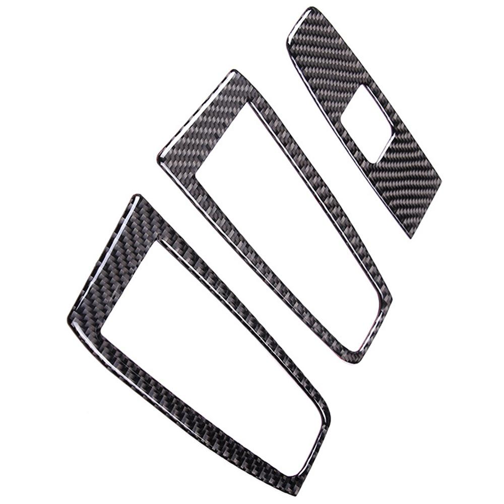 For Subaru BRZ 2026 Glass Lift Switch Decorative Sticker Carbon Fiber Red Black 3PCS
