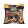 Gorillaz Pillowcase Accessories Printing Cushion Cover  Pillow Covers Car Decor Zipper Multi Size