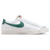 Nike Blazer 77 Leather Casual Slip-Resistant Shock-Absorbing Durable Low-Top Sneakers Women Sneakers White Green Gray DC4769-112