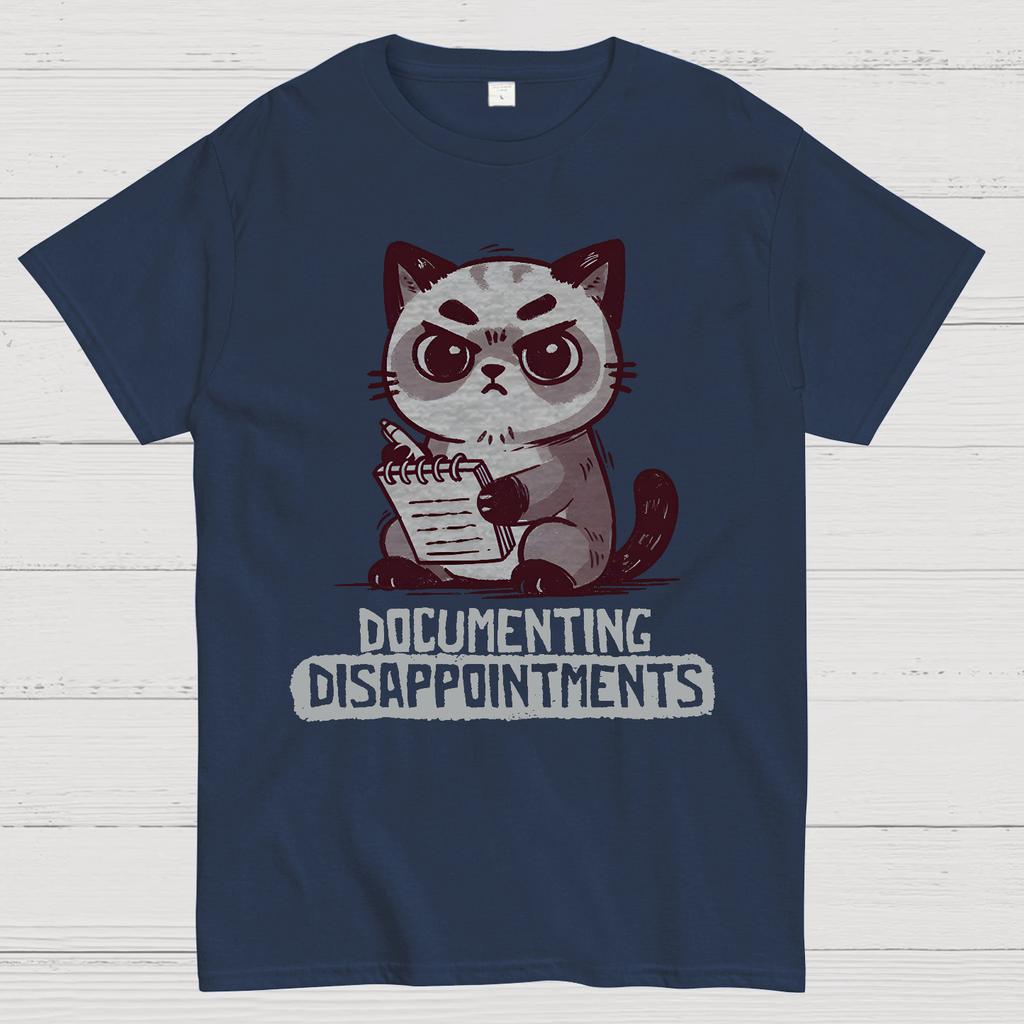 Documenting Disappointments 100% Cotton Summer Casual Cool Loose T-Shirt