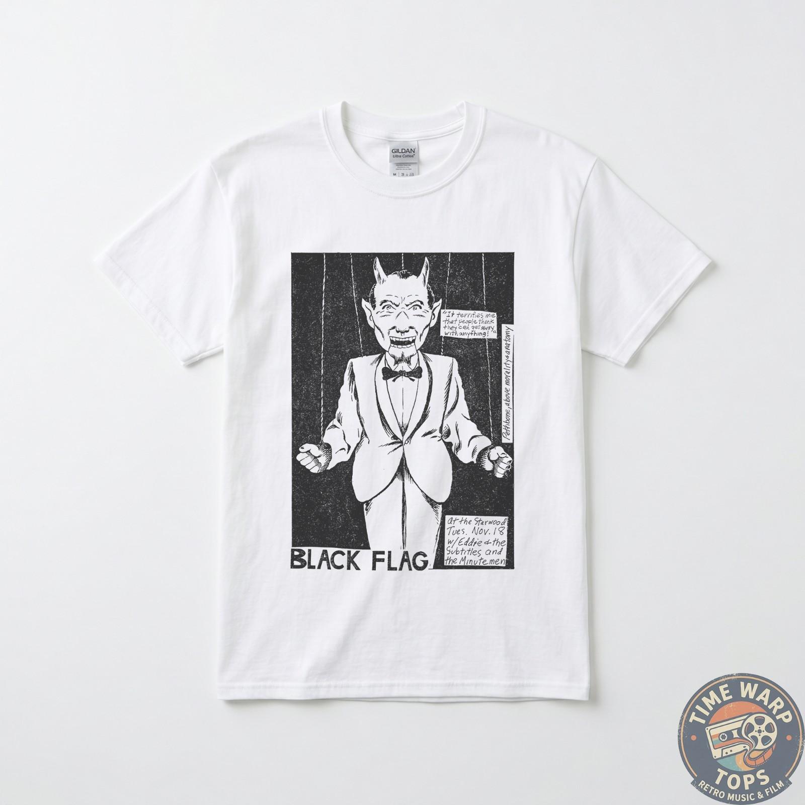 Black Flag At The Starwood 1980 T-Shirt, Music Band, Hardcore Punk, Punk Rock Unisex T-Shirt S