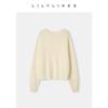 High-End Mulberry Silk Cashmere Brushed Knitwear - Quiet Luxury Style