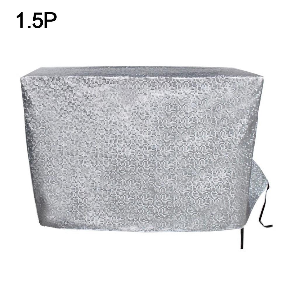 Silver Air Conditioner Cover Thickened Sunscreen Cover New Air Conditioner Heat-insulating  Outdoor