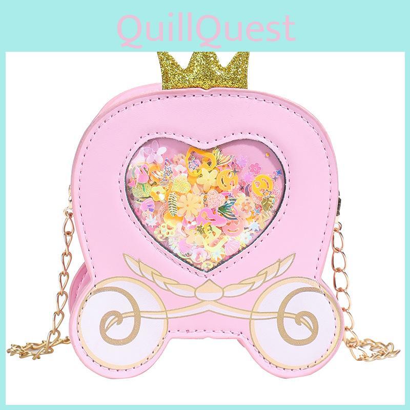 Fairy Tale Girl Purse With Pu Material And Adjustable Chain For Kids