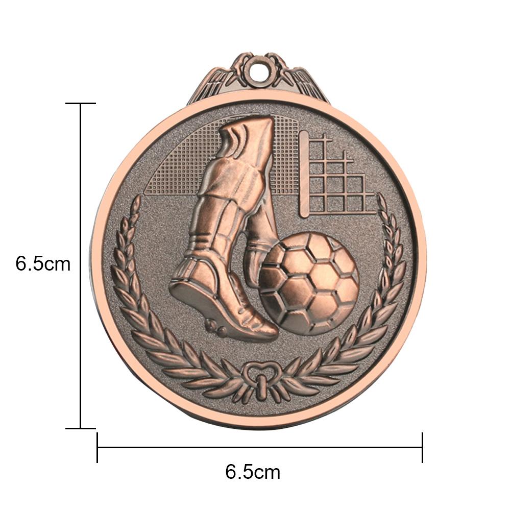 Sports Competition Awards Medals Wear-resistant Football Competition Medals Collection Gold Silver Bronze School Supplies