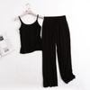 Modal Sleepwear Set For Women With Loose Fit Ruffle Pants Breathable Loungewear For Home Use