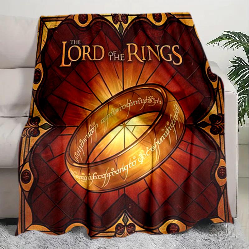 1PC The Lord of the Rings blanket, all-season lightweight home office outdoor nap multifunctional blanket, Christmas gifts