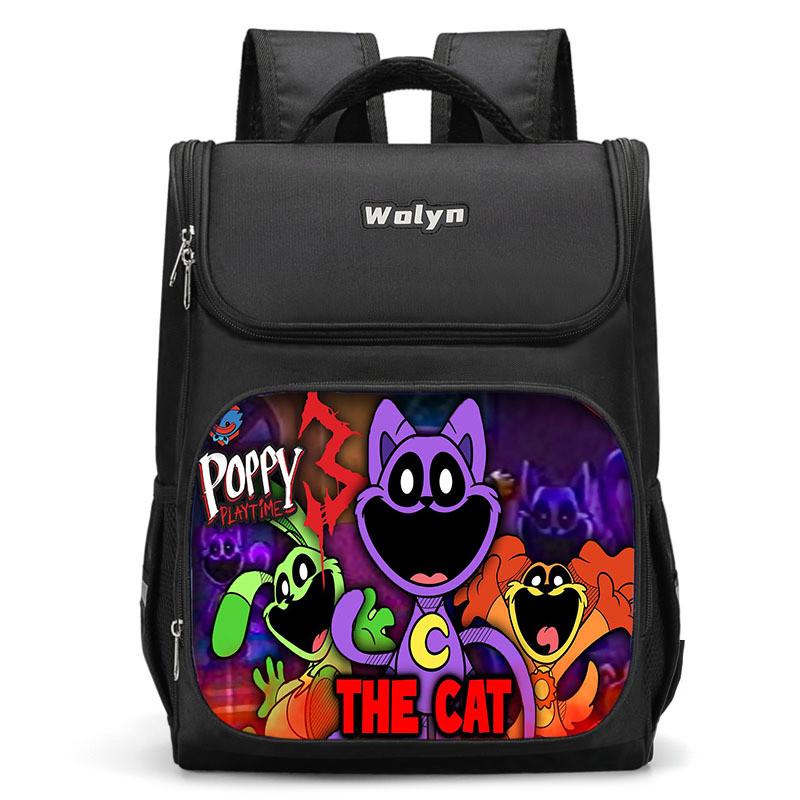 Stylish Catnap Poppy Playtime Backpack Unisex Oxford Cloth Daily Use