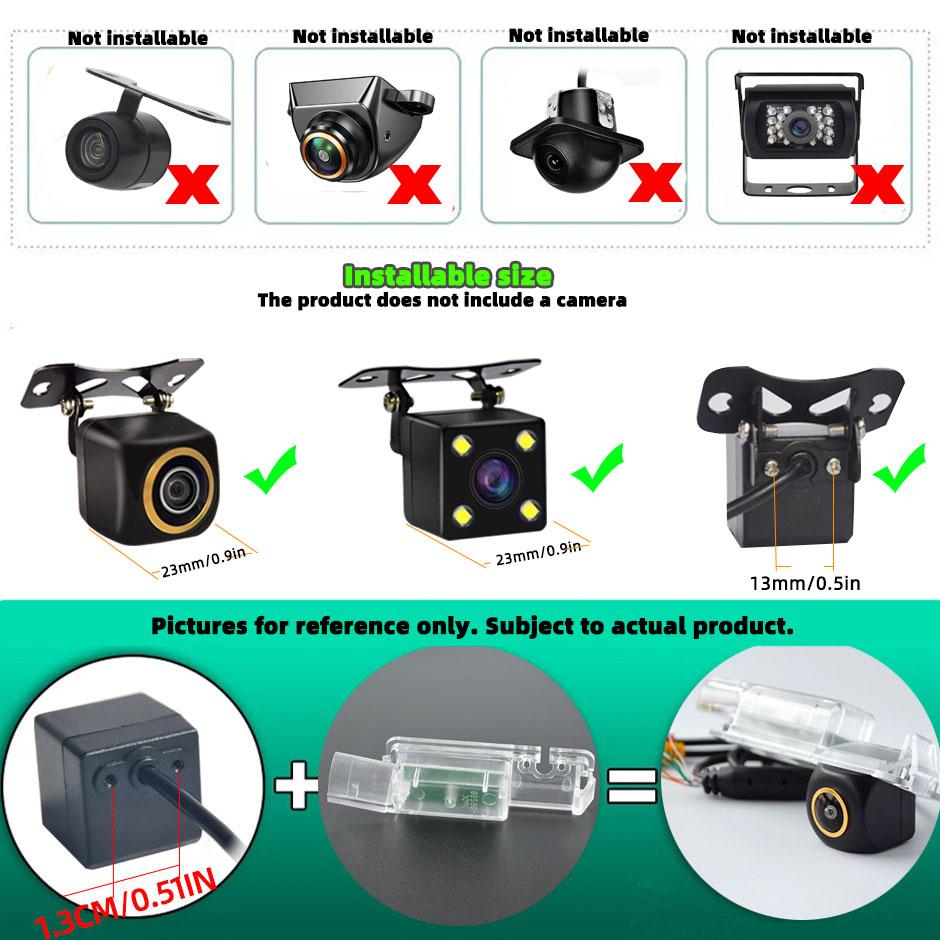 HD Rear View Backup Camera Bracket Vehicle Mount Holder License Fits Kia K3 Ceed Sonata 8 Sportage R Hyundai Tucson Elantra