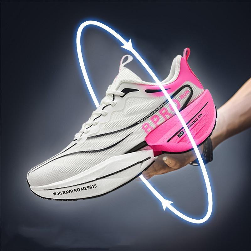 Marathon Shoes Men Casual Sneakers Comfortable Leisure Carbon Plate Lightweight Athletic Running Shoes For Women Tenis Masculino
