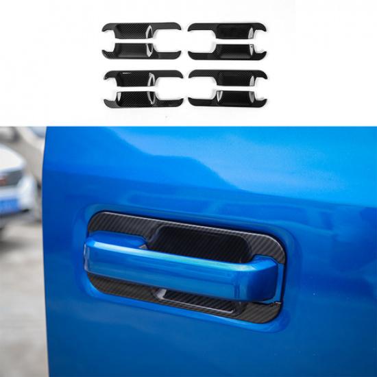 Carbon Fiber Exterior Door Bowl Handle Trim Cover for Ford F150 2014+Accessories