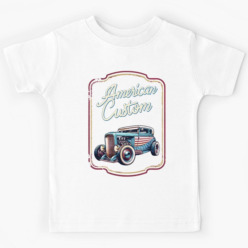 40s Custom Hot Rod Car #11 Kids T-Shirt 110
