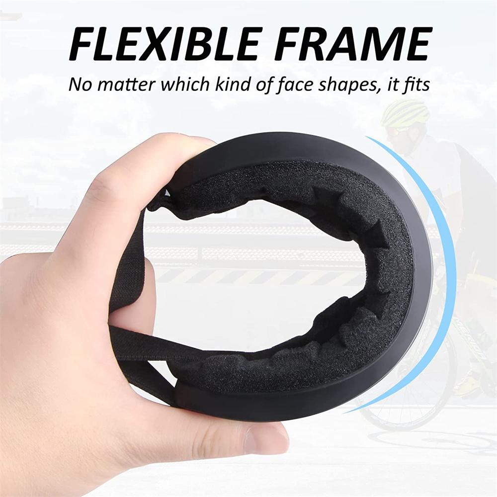 1PC Motorcycle Goggles For Over Glasses UV400 Anti-Fog Shatterproof Clear Lenses