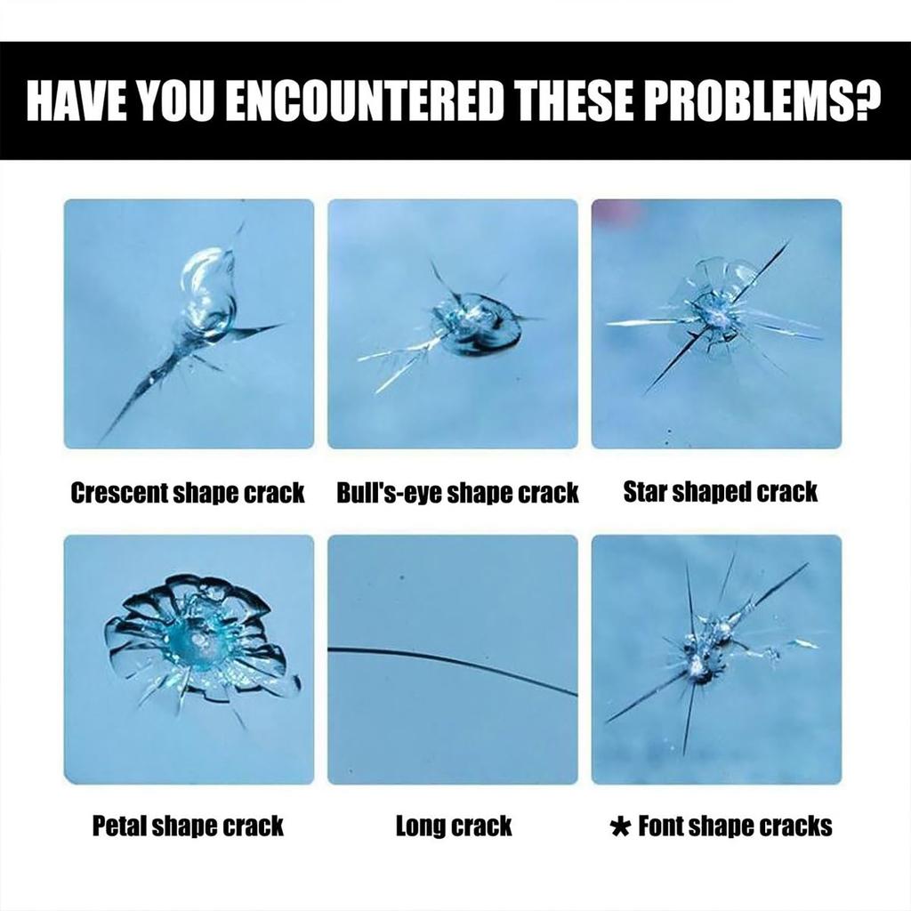 Automotive Windshield Adhesive, Cracked Glass Crack Adhesive20ml