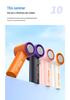 T20 Compact Handheld Fan: High-Speed, Long Battery, USB Rechargeable for Outdoor Cooling