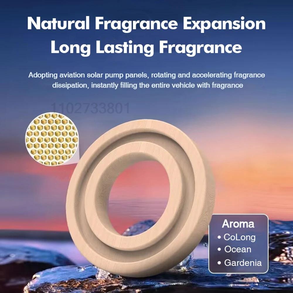 Solar Car Air Freshener Interstellar Levitation Rotating Auto Flavoring Car Perfume Deodorant Diffuser Interiors Accessories