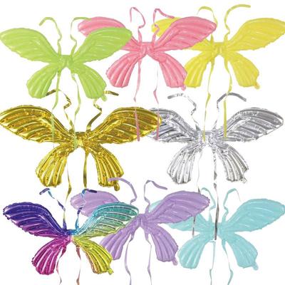 Palloncini in Foil Ali di Farfalla: Grande Decorazione per Compleanni e Feste per Bambini