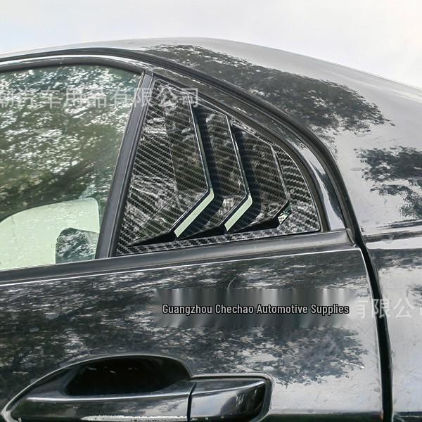 Mitsubishi Lancer Rear Window Louvers - Mustang Style Air Vent Trim