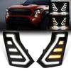 For Toyota Tacoma  LED DRL Daytime Running Lights Fog Lamps Front Bumper Driving Headlights White Yellow Car Acssories 12V