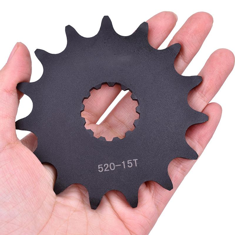 Motorcycle 520 Chain 15T Front 46T Rear Sprocket For SUZUKI SV650 2016-2020 SFV650 2009-2015 GS500 1988-1993 SV SFV 650 GS 500