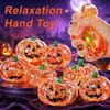 Relaxation Squeeze Ball 1/2/3Pcs Halloween Pumpkin Stress Relief Toy Creepy Head Glitter for Kids Adults Party Favors Fidget Toy