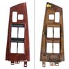74232-12380 74231-02350 Front Power Window Switch Bezel Panel For Toyota Corolla 2003 2004 2005 2006 2007 2008 Wood Grain/Sliver